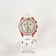 Omega X Swatch Mission To Mars Quartz Watch 42mm - SO33R100 picture