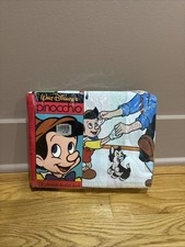 RARE NOS Disney Pinocchio 3 Piece Twin Sheet Set Sealed 1990s Vintage picture