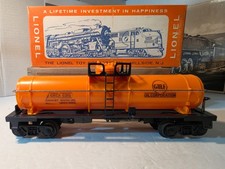 Scarce 1969 Postwar Lionel 6315-60 Gulf Tank Car from Set 11760 with OB picture