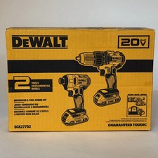 DEWALT DCK277D2 20V MAX Brushless Drill Impact Driver Kit 2 Batteries NEW picture