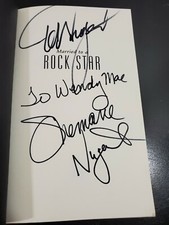Rock Star book hand signed by Shemane Nugent and Ted Nugent picture