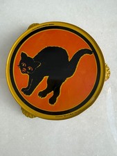 Vintage 1950’s Halloween black cat Tambourine 6
