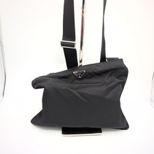 Excellent condition PRADA Shoulder Bag Nylon Black Triangle Logo picture