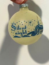 RARE vintage mcm shiny brite glo (glow in the dark) Christmas ornaments picture