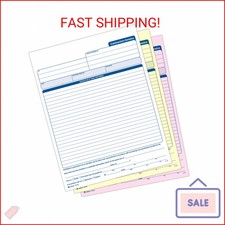 Adams Contractor’s Invoice Book, 3-Part, 50 Sets per Book, 50 Pages (ABFTC8122) picture