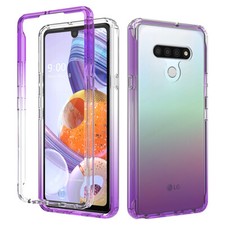 For LG Stylo 6 Colorful Transparency Hybrid Case picture