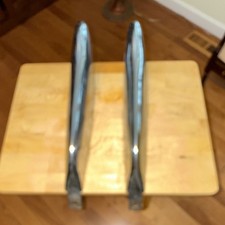 1962-1966 Ford Thunderbird Front Bumper Guards Chrome 1 Matching Pair picture