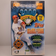 2000 Topps MLB OPENING DAY Baseball Factory Sealed Retail Box 22 Packs Autograph picture