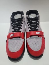 RARE Goat Nike Air Trainer 1 Mid Shoes 317554-006 Red Grey Black 2015 Sz13 picture