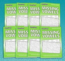Penny Press Missing Vowels Pack 8 picture