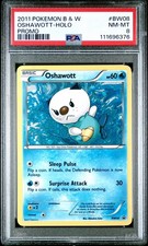 2011 POKEMON B&W PROMO #BW08 OSHAWOTT-HOLO PSA 8 picture