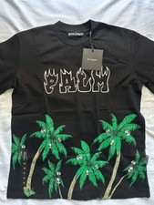 Palm Angels Palm Skull Flame Logo T-Shirt SIze Medium picture