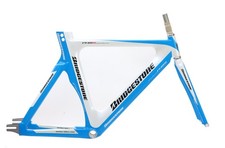 Bridgestone/Anchor PHM9 Carbon Track Frameset Small (53cm/52.5cm) Blue NEW NOS picture