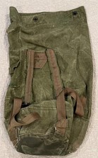 Vintage 1965 1966 Vietnam War US Military Type II Canvas Duffel Sea Bag DSA-100 picture