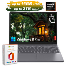 2026 Lenovo Slim 3 Laptop 15 Office 2024 Ryzen 7 Touch, Up to 16GB RAM & 2TB SSD picture