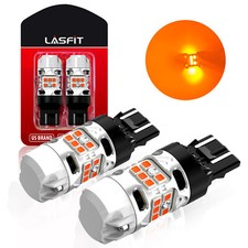 LASFIT LED Turn Signal Lights Front 7443 7440 7444 Amber W Canbus No Hyper Flash picture