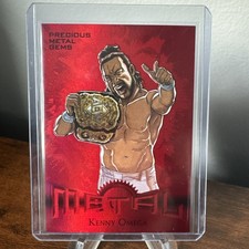 2025 Skybox Metal Universe Retros Kenny Omega PMG Red 55/100, 039/100 picture