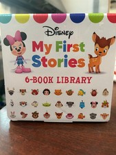 Disney My First Stories Book Box, 6 Books, Alice Peter Pan Minnie Bambi (HC) picture