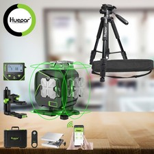 Huepar 4D Laser Level Self-leveling & LCD Screen Remote Control S04CG + Tripod picture