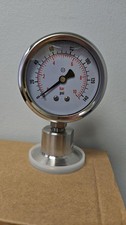 YTP60BF 0-10 bar (0-140 PSI) 316SS gauge 1.5 inch triclamp sanitary picture
