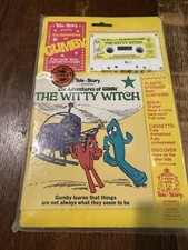 Vintage 1983 GUMBY Tele-Story Book & Cassette Set SEALED Children Kids NOS picture