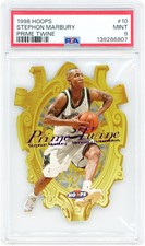 Stephon Marbury Timberwolves 1998-99 Skybox Hoops Prime #10 #140/500 PSA 9 Card picture