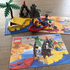VTG LEGO Pirates Rocky Reef 1995 Retired 100% Complete Instruction Manual #6254 picture