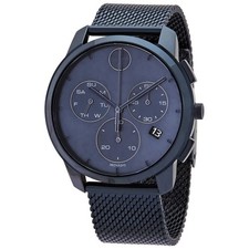 Movado 3600633 Bold Thin Blue Dial 42 mm Men's Watch New picture