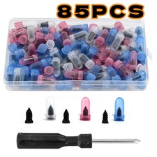 85PCS Car Vacuum Tire Repair Nail Rubber Screw Nail Kit + Screwdriver Tool Set picture