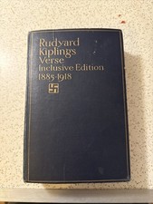 1920 Rudyard Kipling’s Verse Inclusive Edition 1885-1918 Doubleday Antique  picture