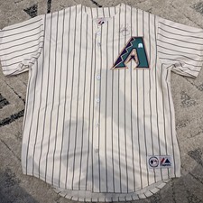 Vintage Majestic Arizona Diamondbacks Signed MLB Jersey Sz XL Shawn Green picture