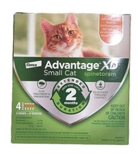 Advantage XD Small Cat Flea Prevention & Treatment 4 Dose 8m Protection 1.8-9 lb picture