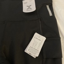 XERSION WOMENS XERSION LEGGINGS ANKLE 7/8 LARGE High Rise fitted Anti -Odor NWT picture