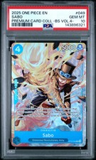 2025 One Piece Premium Card Collection Best Selection Vol.4 Sabo PSA 10 GEM MINT picture
