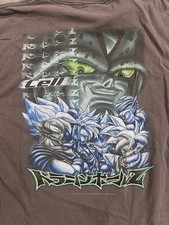 Vintage 2000 DBZ Dragon Ball Z Perfect Cell Glow In  Dark Rare T Shirt XL picture