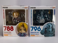 NENDOROID Edward Elric 788 & Alphonse Elric 796. New/Sealed. Authentic. picture