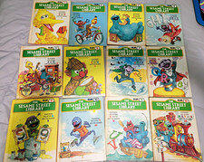 Vintage 1978-79 Volumes 1-12 The Sesame Street Library Hardcover Funk & Wagnalls picture