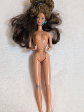 Vintage 1992 Totally Hair Whitney Barbie Doll Mattel Steffie Face Brunette Nude picture