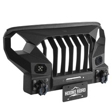 Fit 18-26 Jeep Wrangler JL Gladiator JT Mad Max Grille Guard Winch Front Bumper picture