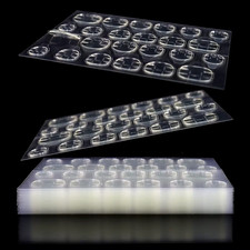 288Pcs 12 Sheets Double-Sided Nail Adhesive Tabs Press On Nails Waterproof picture