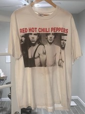 Vintage Red Hot Chili Peppers t shirt sz XL white. True Vintage single stitch picture