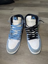 Jordan Air Jordan 1 Men’s Suede High Top Colorblock Lace Up Blue/White/Black picture