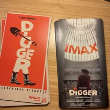 Original DIGGER - IMAX AMC Collectible Ticket - Limited Edition Genuine picture