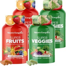 Super Fruits and Veggies, Vegetables Balance of Daily Nature (Pack of 4) NEW picture