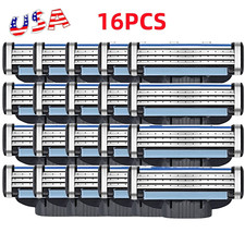 16pcs MACH 3 Men's Razor Blades Refill Replacment Comfortable Shave Trimmer US picture