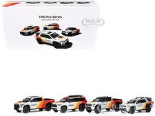TOYOTA TRD PRO 4 CAR SET LTD ED 500 PCS 1/64 DIECAST MODELS BY GCD DTG0043-TRD picture
