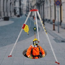 Manual Confined Space Tripod Kit Rescue Tripod w/Fall Arrester 1179.3kg/2600lbs picture
