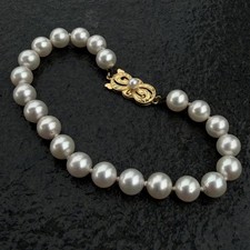 Mikimoto 7mm Akoya Pearl Bracelet 7.25