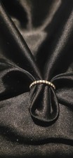 Rose Gold Metal Band Ring, 14k, Round Shape, Size 8.5, Gold Color, Pre-Owned picture