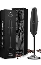 Zulay Kitchen Executive Series Milk Frother Wand - Upgraded & Improved Stand... picture